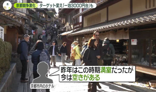 京都のホテル、中国人が来なくなり過去例にない値下げ合戦ww