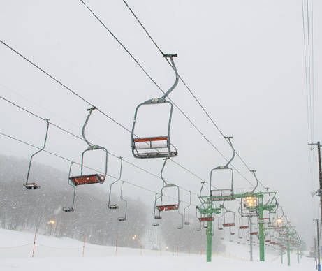 【動画】スキー場のリフトが暴走w