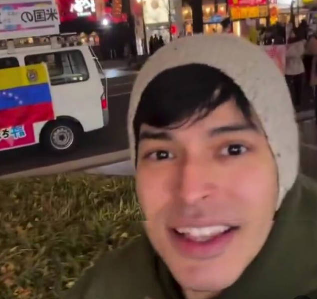 社民党の「トランプはベネズエラから手を引け」デモにベネズエラ人が抗議