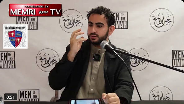 【シカゴのイスラム学者「共存拒否」】イスラム教が様々な宗教の一つとして他と共生するなど考えられない。イスラム教は他の誤りを正すものだ。唯一の真実、唯一の正義だ！！