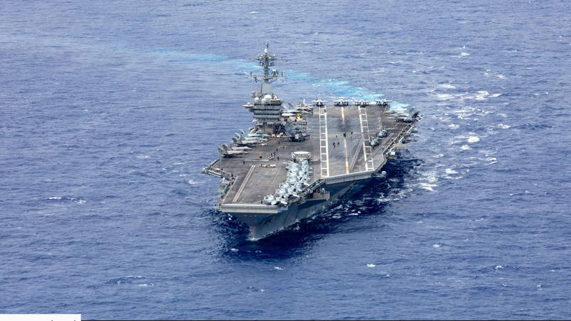 【中東】米空母打撃群がイラン沖に間もなく到着（1月22日）／トランプ氏「大船団かつ無敵艦隊をイランへ派遣、使わずに済むことを願う。」