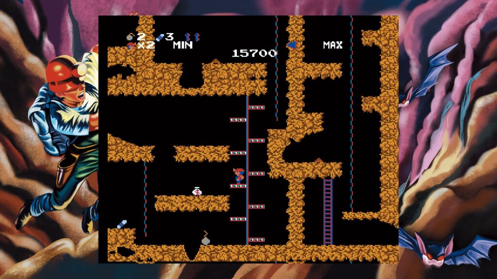 『スペランカー』40周年。下り坂でジャンプしたら死ぬゲーム史上最弱の主人公で有名な名作アクションゲーム。発光ダイオード付きカセットが懐かしい【今日は何の日？】