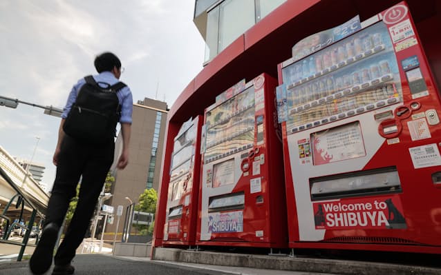 三菱UFJ、自販機100万台にクレカ決済　キャッシュレス普及後押し