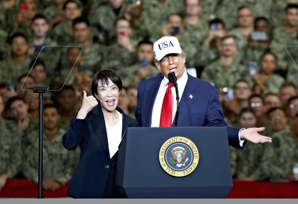 【USA】トランプ氏、高市首相を「近しい友達になった」と紹介…米空母で「日米同盟は世界で最もすばらしい」と演説