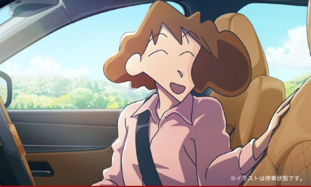 【画像】マツダのクレヨンしんちゃんコラボのみさえ編…不倫してるみたいな絵面になってしまうw