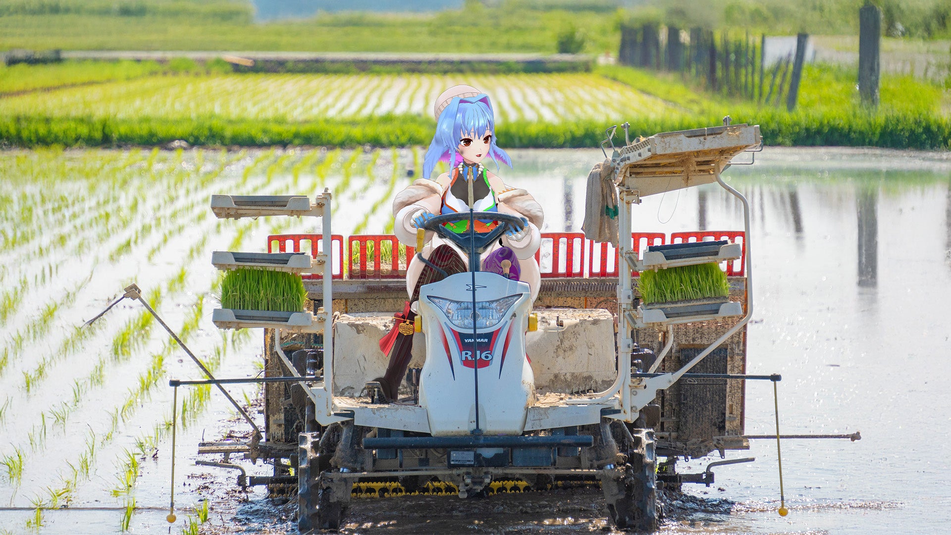 農業系VTuberが新米6.3キロの収穫＆発売を発表