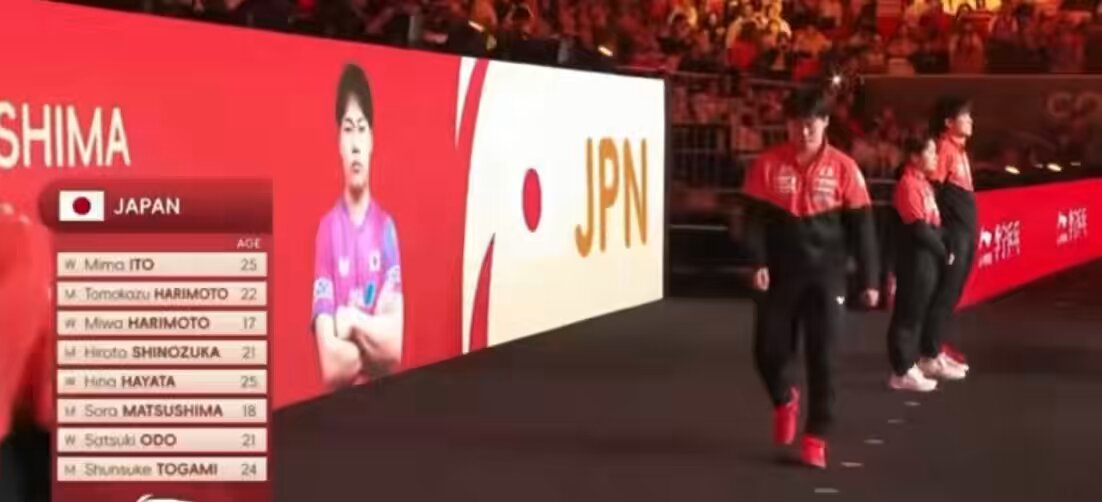 中国開催の卓球混合団体W杯。張本智和選手だけ名前を呼ばれず「〇ね！」のヤジ