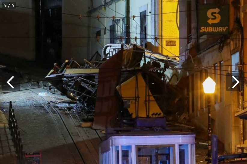 ケーブルカー脱線事故　発車3秒後にケーブル断裂　ポルトガルの16人死亡事故で中間報告書