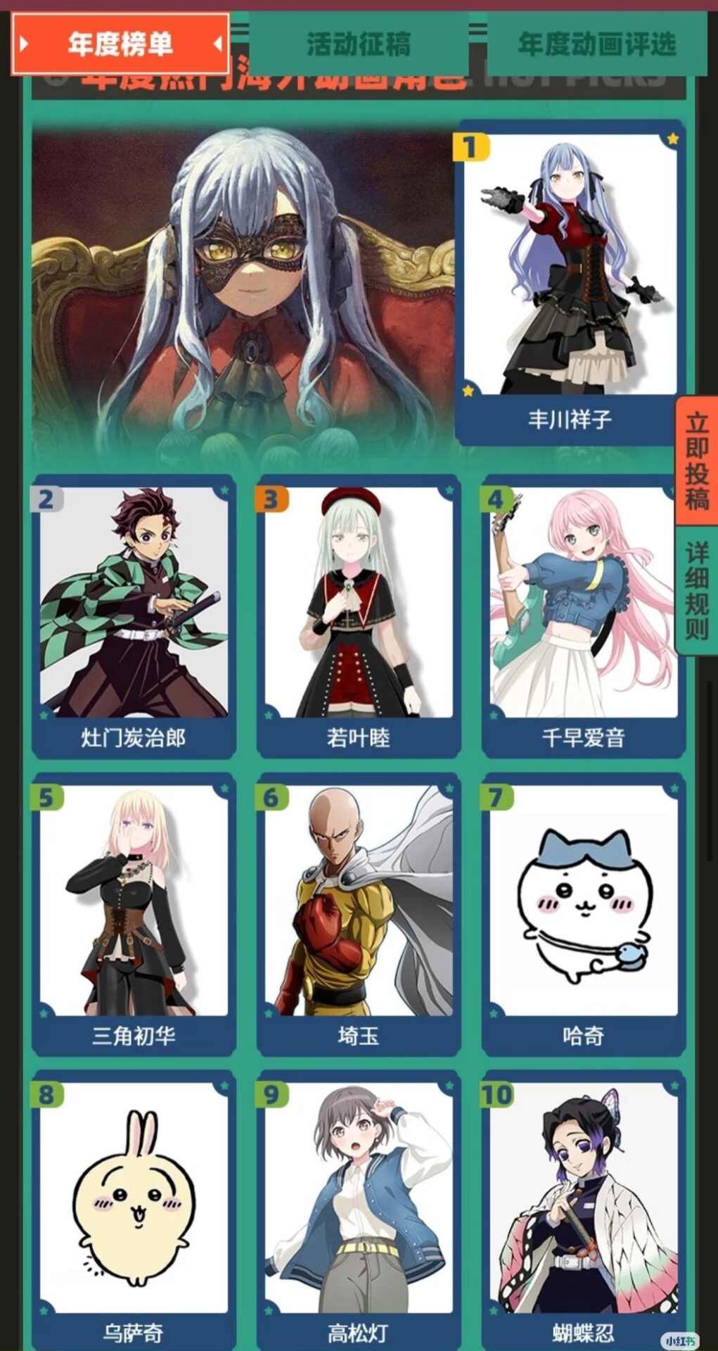 中国人が選ぶ2025年のアニメキャラランキングの結果ｗｗｗ