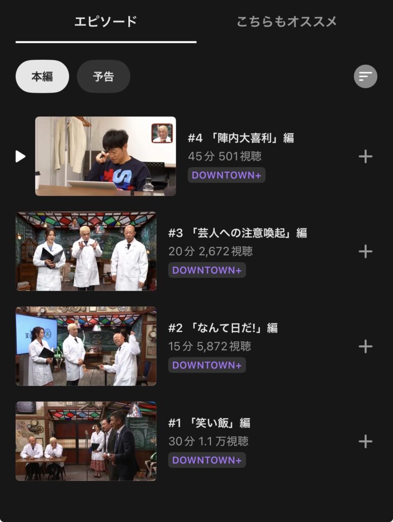 ダウンタウン＋さん、視聴数がとんでもないことになる